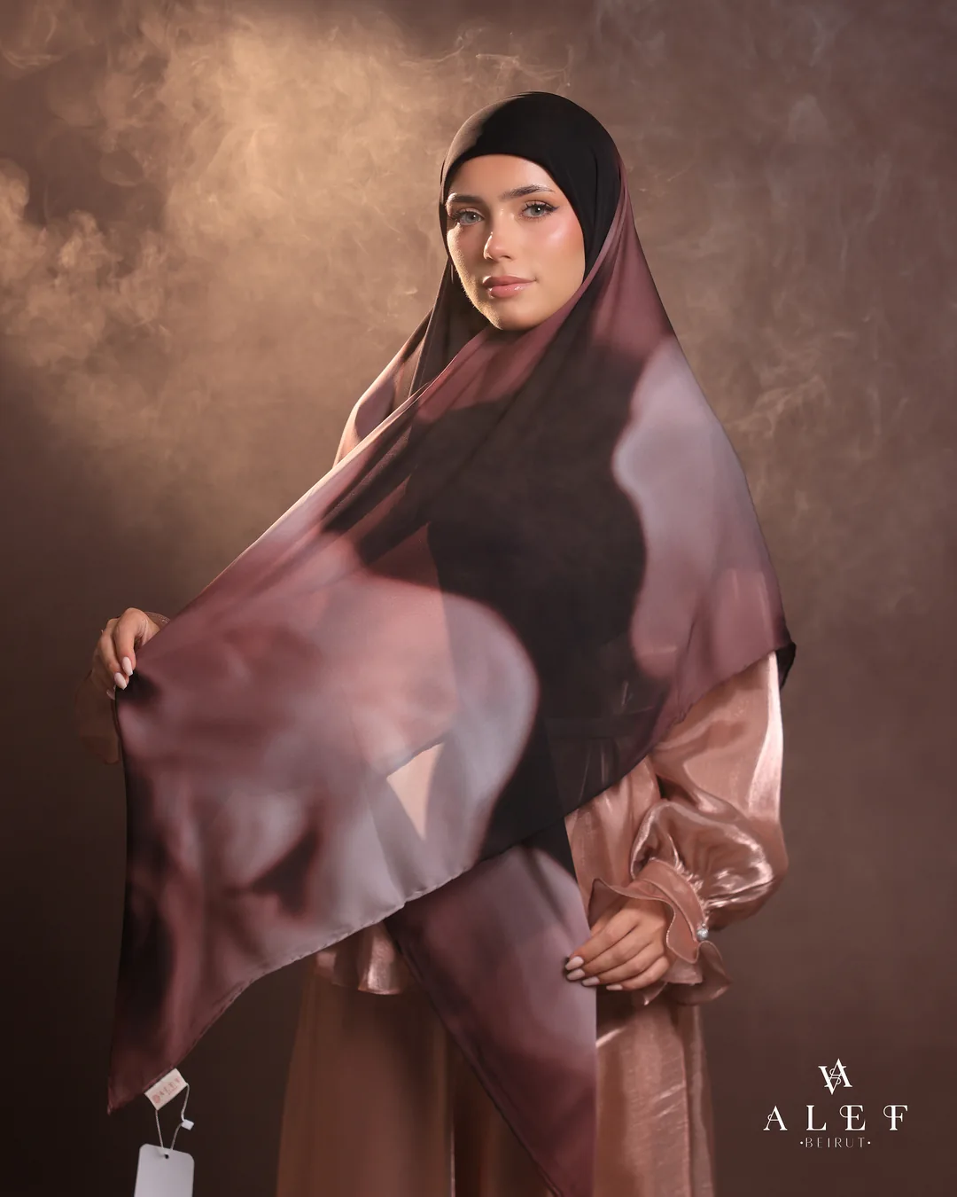 دايموند، إيشارب حرير طبيعي، عنبي
