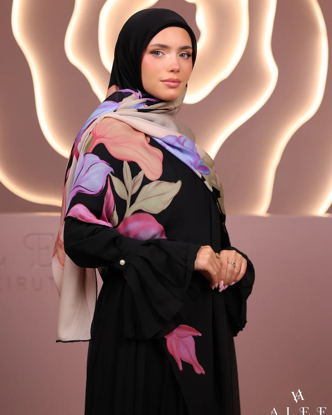 Rawnaq, Pure silk écharpe